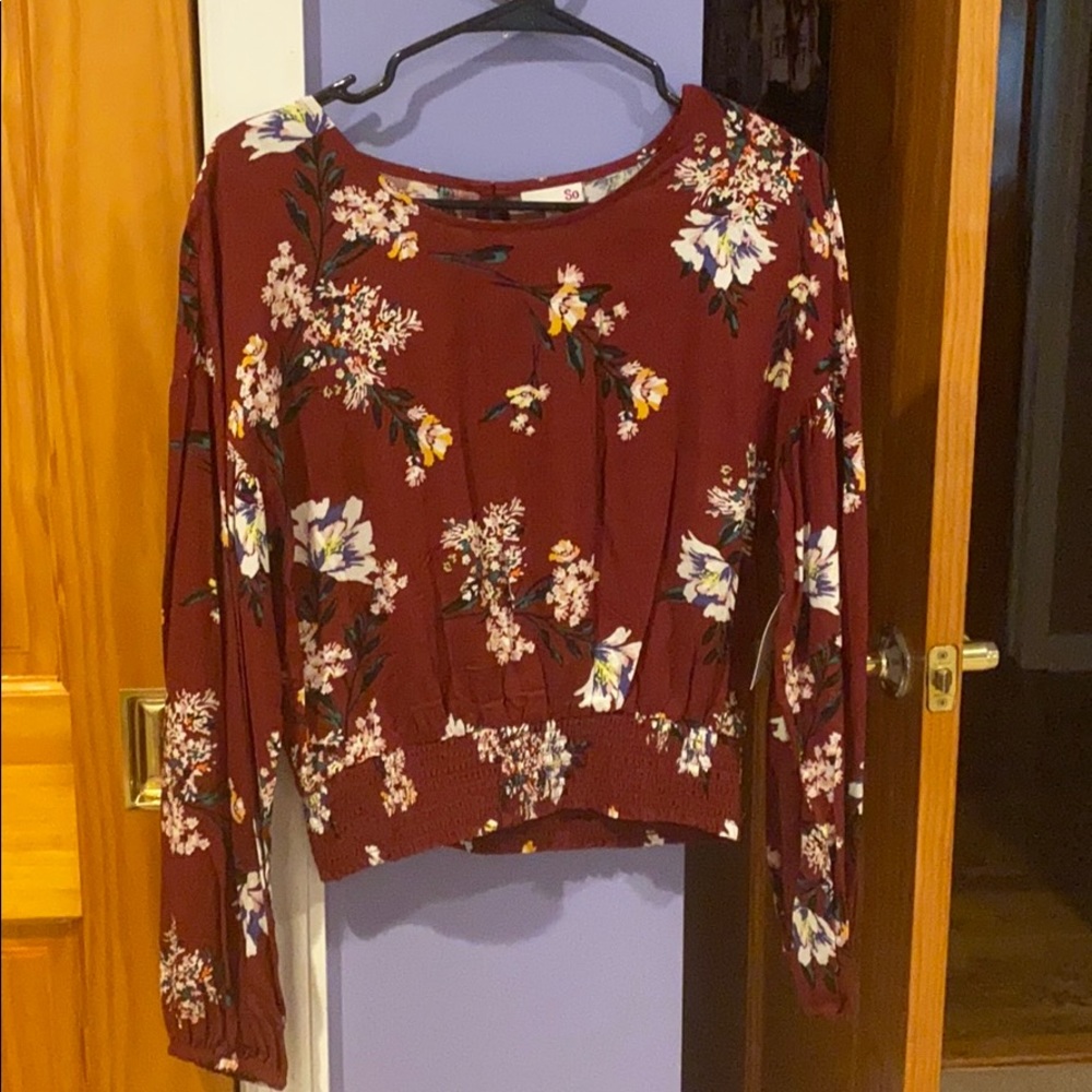 cute summery long sleeve top